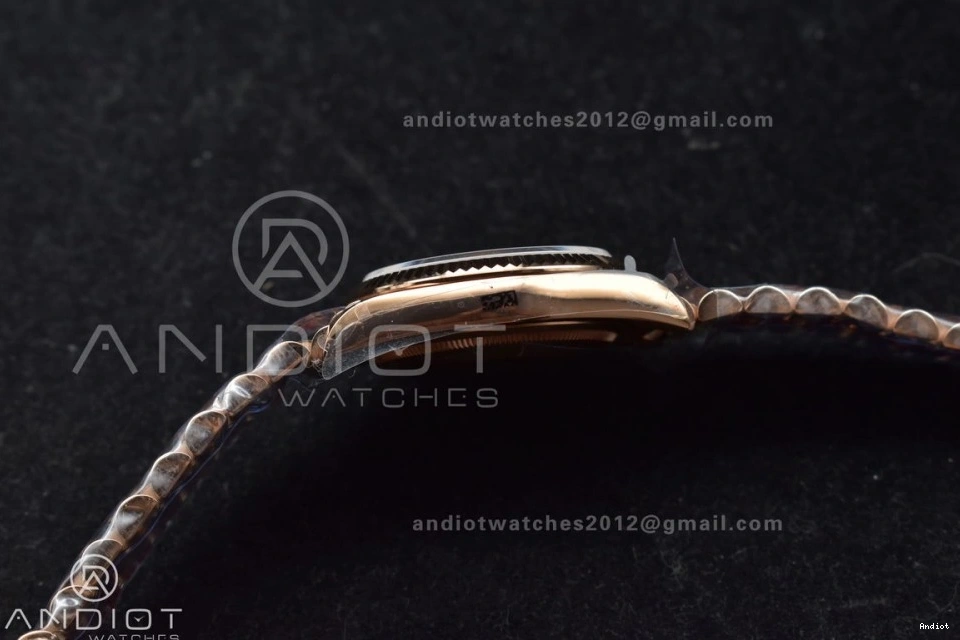 RG with Square 904L Diamond on 36 Bracelet Best Steel (Gain Silver Weight) DayDate Edition Dial President V5 QF vr3255 0310